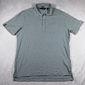 Ralph Lauren‎ Polo Golf Polo Shirt Mens Large Striped Stretch Lisle